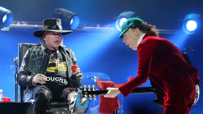 Koncert AC/DC v Portugalsku.