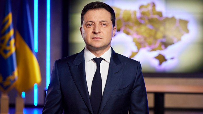 Ukrajinský prezident Volodymyr Zelenskyj.