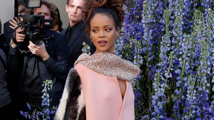 Rihanna v Paríži.