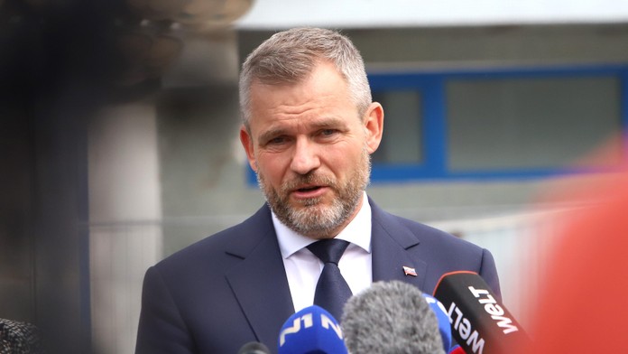 Peter Pellegrini po stretnutí s premiérom Ficom. 