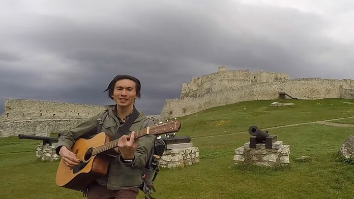 Steve Lin na Spišskom hrade