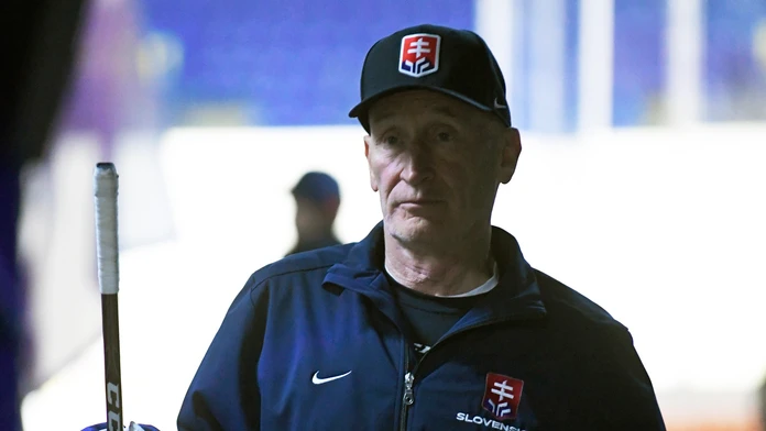 Róbert Lantoši počas tréningu pred duelom proti Dánsku na MS 2019.