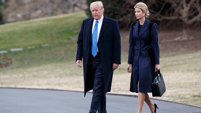 Donald Trump a jeho dcéra Ivanka.