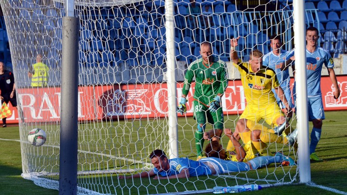 Zápas medzi Slovanom Bratislava a Spartakom Myjava