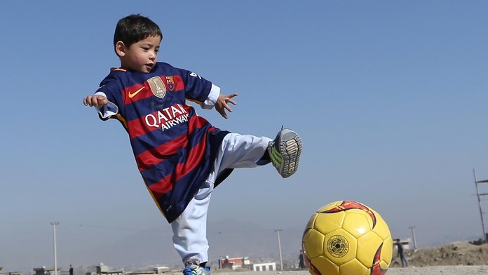 Päťročný afganský chlapec Murtazá Ahmadí.