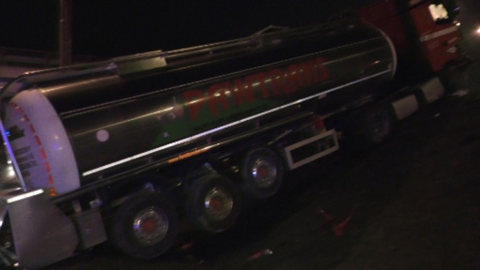 V Žiline havarovala cisterna.