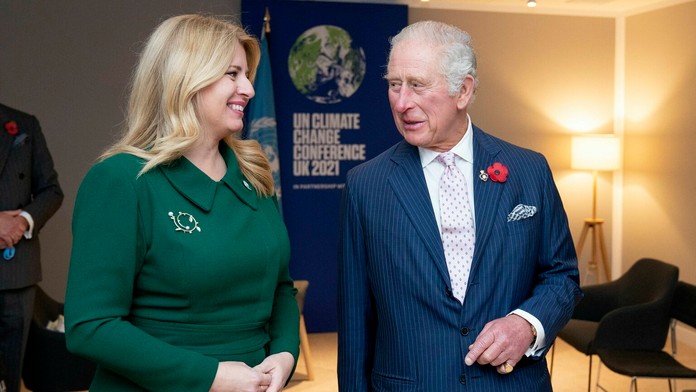 Zuzana Čaputová sa na klimatickom summite COP26 stretla aj s princom Charlesom.
