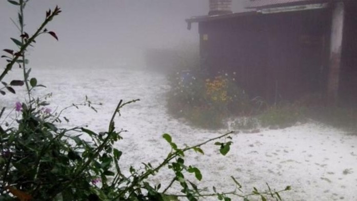 Na južnej Morave snežilo.