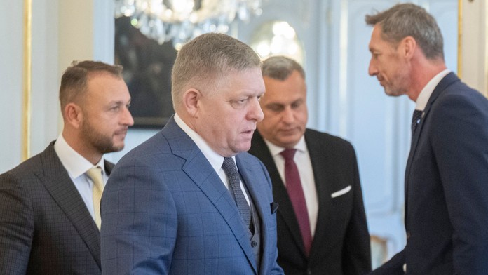 Robert Fico, Andrej Danko, Matúš Šutaj Eštok, Milan Majerský