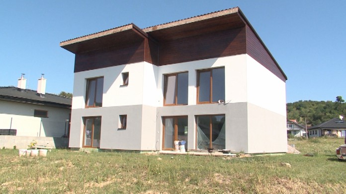 Stavba domu.