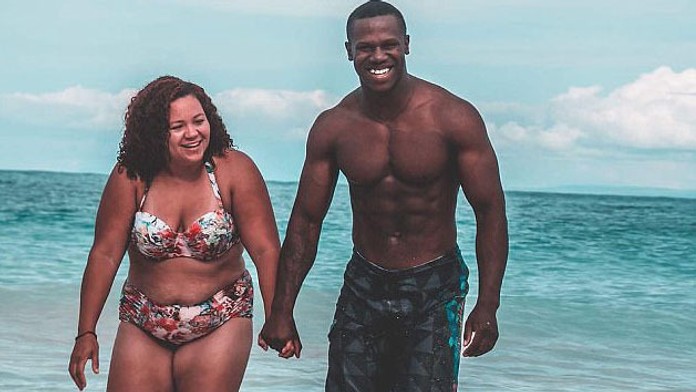 Jasmine "Jazzy" Owens s manželom.