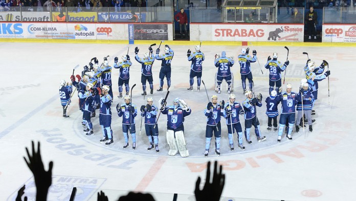 Radosť hokejistov Nitry