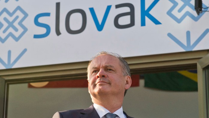 Prezident Andrej Kiska počas otvorenia Slovenského domu v Riu de Janeiru.