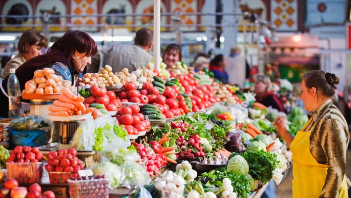 Trh. Ilustračná snímka.