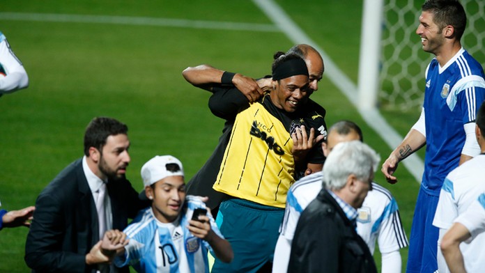 Ronaldinho na archívnej snímke.