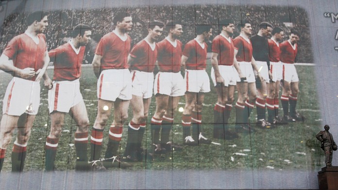 Tím Manchesteru United, ktorý zahynul pri leteckom neštastí v Mníchove roku 1958.
