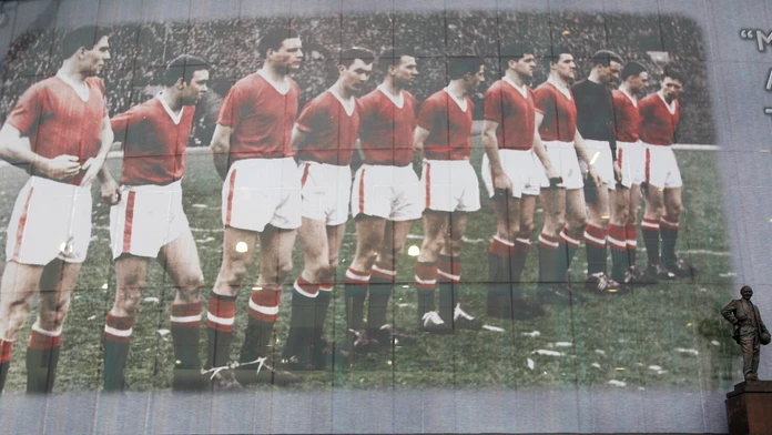 Tím Manchesteru United, ktorý zahynul pri leteckom neštastí v Mníchove roku 1958.