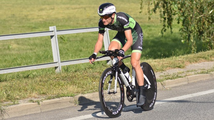 Cyklista Patrik Tybor z tímu Dukla Banská Bystrica na archívnej snímke.