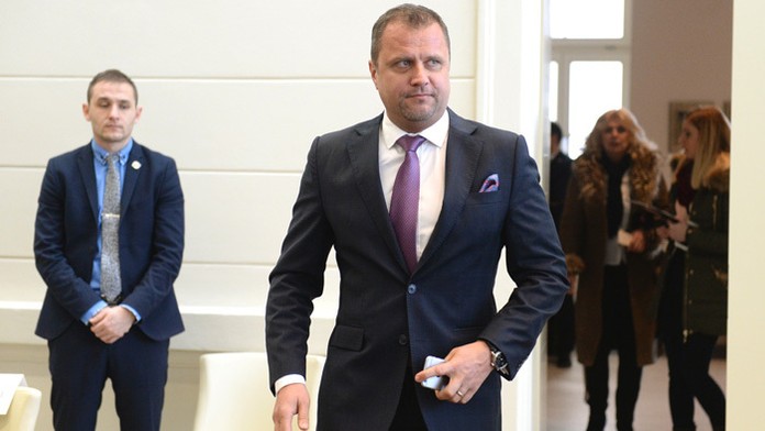 Podpredseda parlamentu a martinský primátor Andrej Hrnčiar.