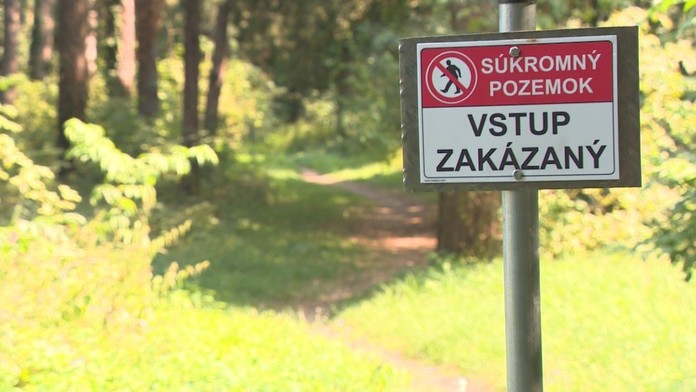 Zákaz vstupu do parku v Stupave