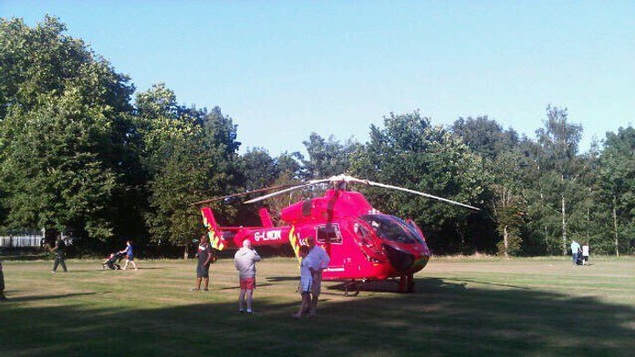 Na mieste rýchlo zasahovali leteckí záchranári.