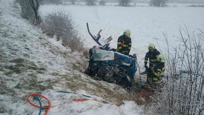 Nehoda v okrese Sabinov.