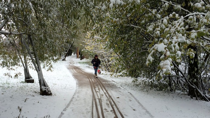 V Moskve už nasnežilo.