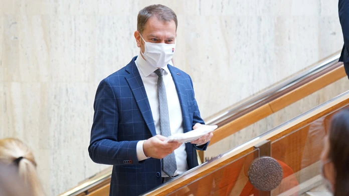Ministri obrany a vnútra Jaroslav Naď a Roman Mikulec.