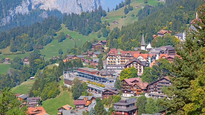 Wengen, Švajčiarsko