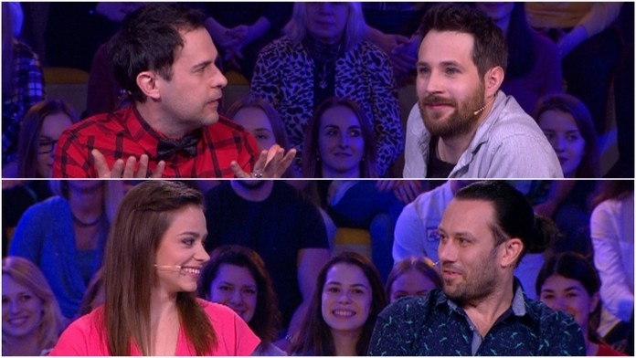 Juraj Kemka s Pavlom Sedlačkom a Robo Jakab s Gabikou Marcinkovou