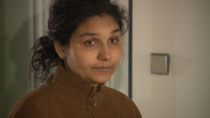 Obžalovaná Jana Holubová. 