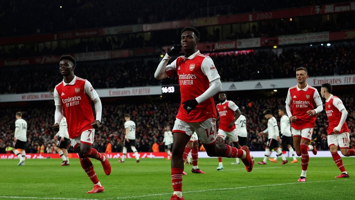 Arsenal schladil červených diablov, Haaland štvrtým hetrikom urval ďalší rekord