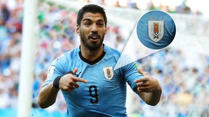 Luis Suaréz oslavuje gól do siete Saudskej Arábie.