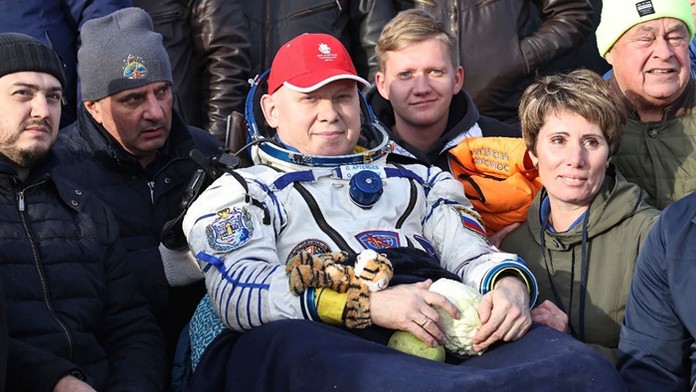 Ruský kozmonaut Oleg Artemiev.