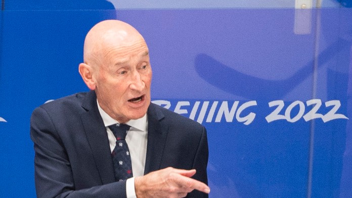 Tréner slovenskej reprezentácie Craig Ramsay.