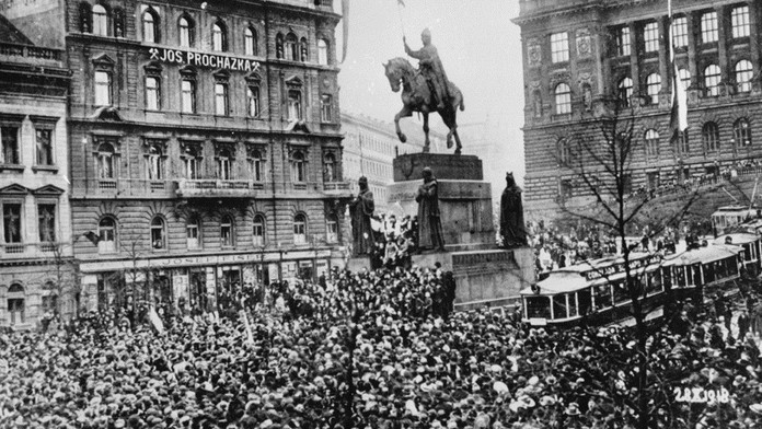 Takto to vyzeralo v Prahe 28. októbra 1918.