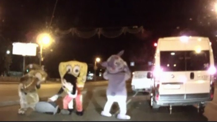 Bizarne video z Ruska.