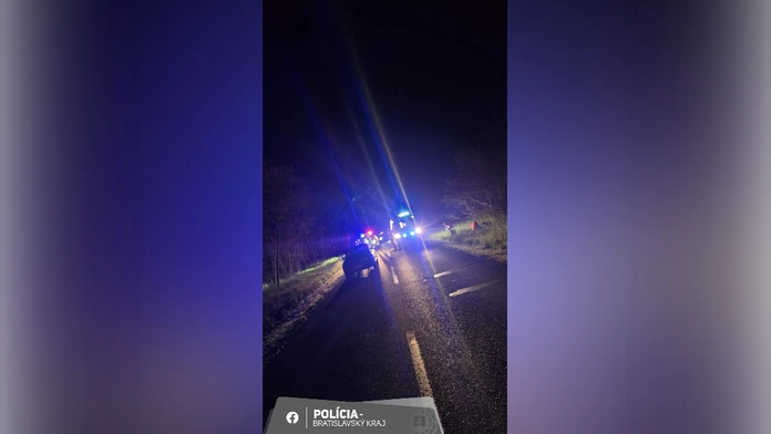 Zrážka s chodcom na ceste pri Malackách