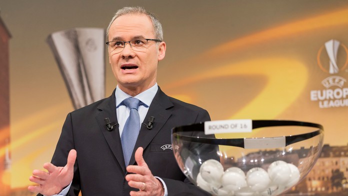 Generálny sekretár UEFA Giorgio Marchetti.