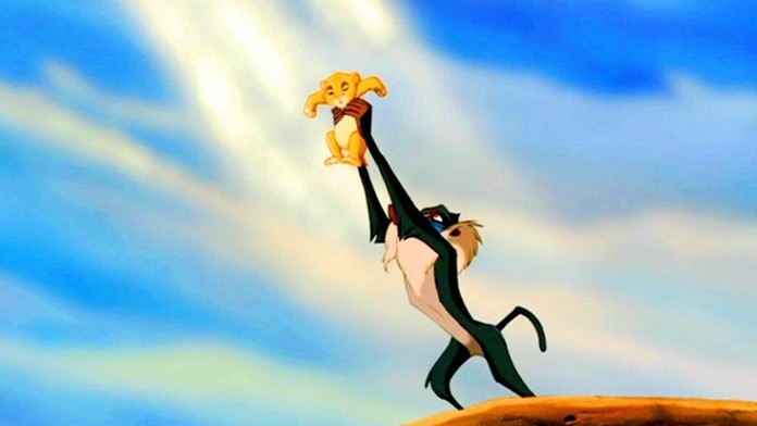 Scéna z filmu Leví Kráľ.