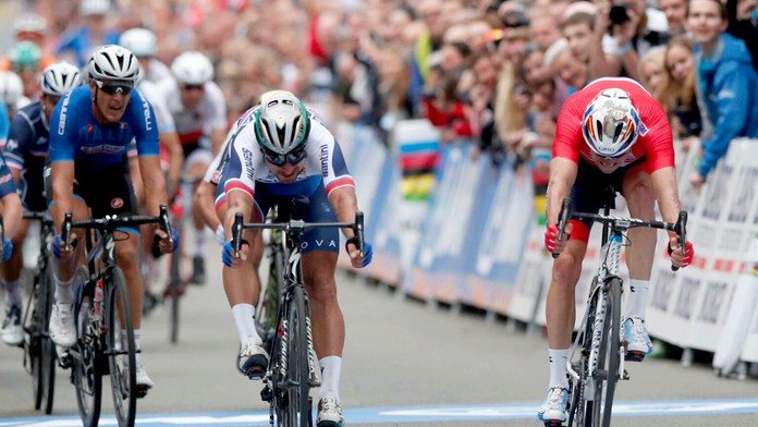 Peter Sagan vs. Alexander Kristoff v cieli MS.s