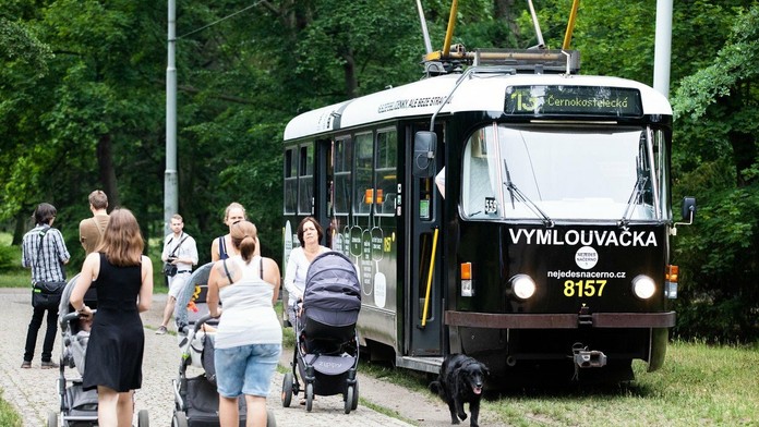 Električka Vymlouvačka.