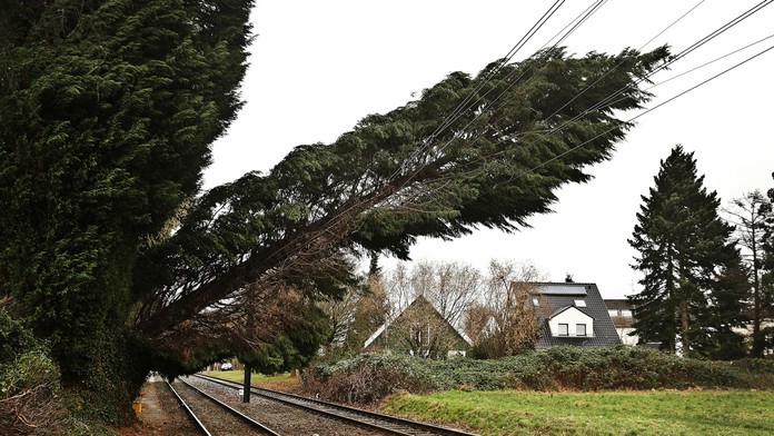 Silný vietor - ilustračná snímka