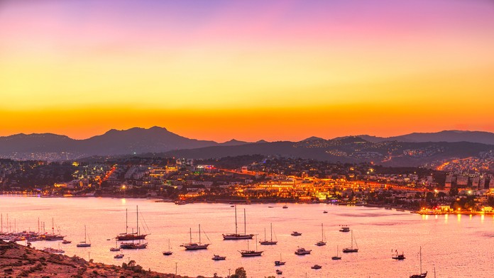 Turecké letovisko Bodrum.