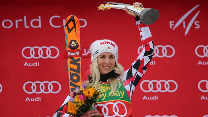 Rakúska reprezentantka Eva-Maria Bremová.