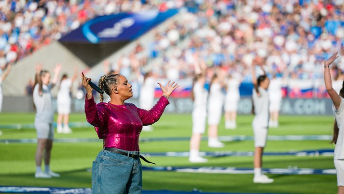 Momenty pred zápasom Slovensko - Španielsko na ME do 21 rokov