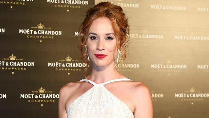 Táňa Pauhofová na Moët párty v Karlových Varoch