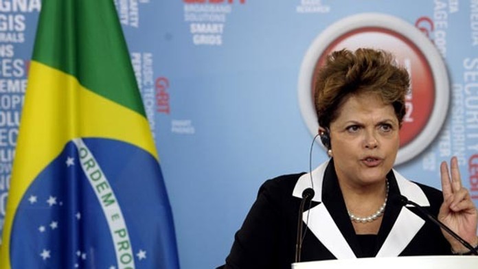 Brazílska prezidentka Dilma Rousseffová
