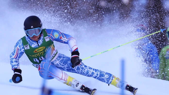 Andreas Žampa počas 1. kola pretekov obrovského slalomu Svetového pohára vo francúzskom Val d'Isere 4. decembra 2016.