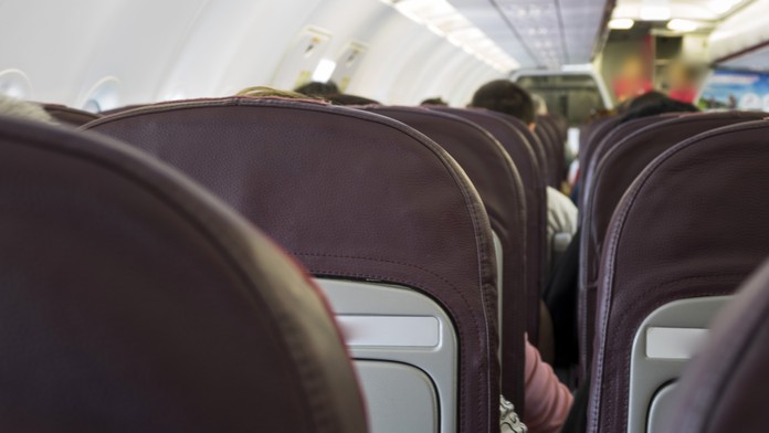 Lietadlo, interiér. Ilustračná snímka. 